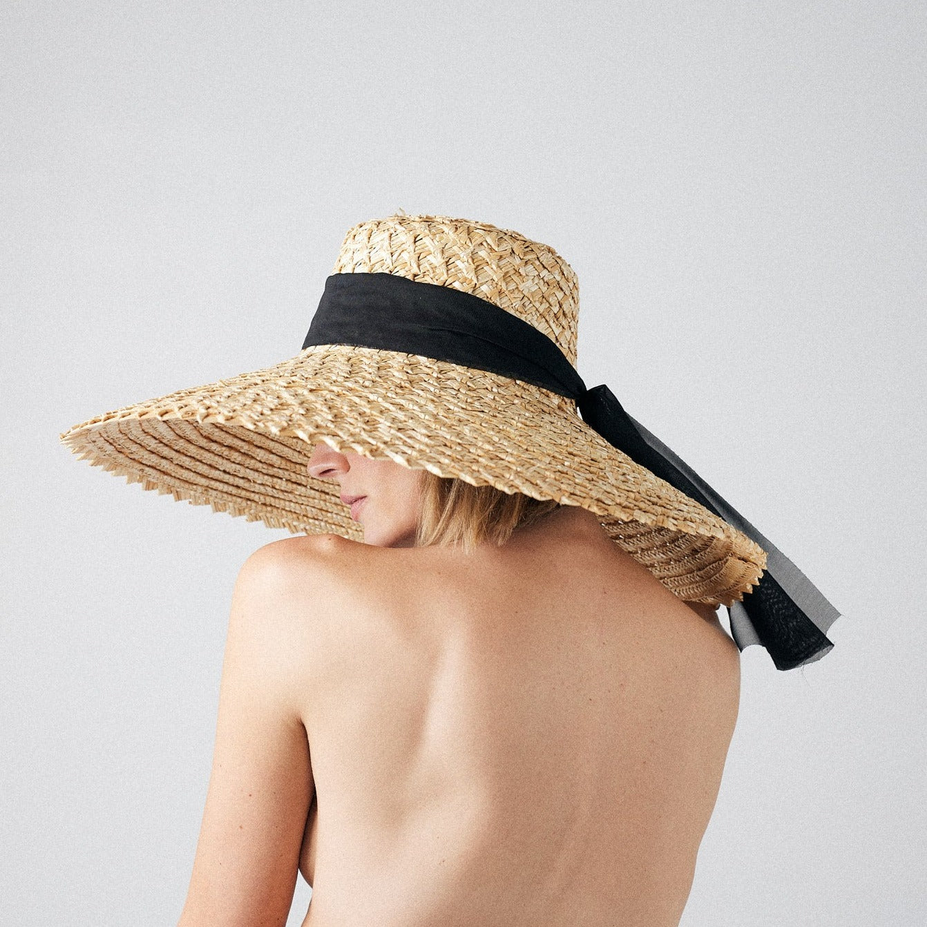 Beautiful Straw Hats! Retro Straw Sun Hat with Ribbon Women Summer Beach Hats  main image 3