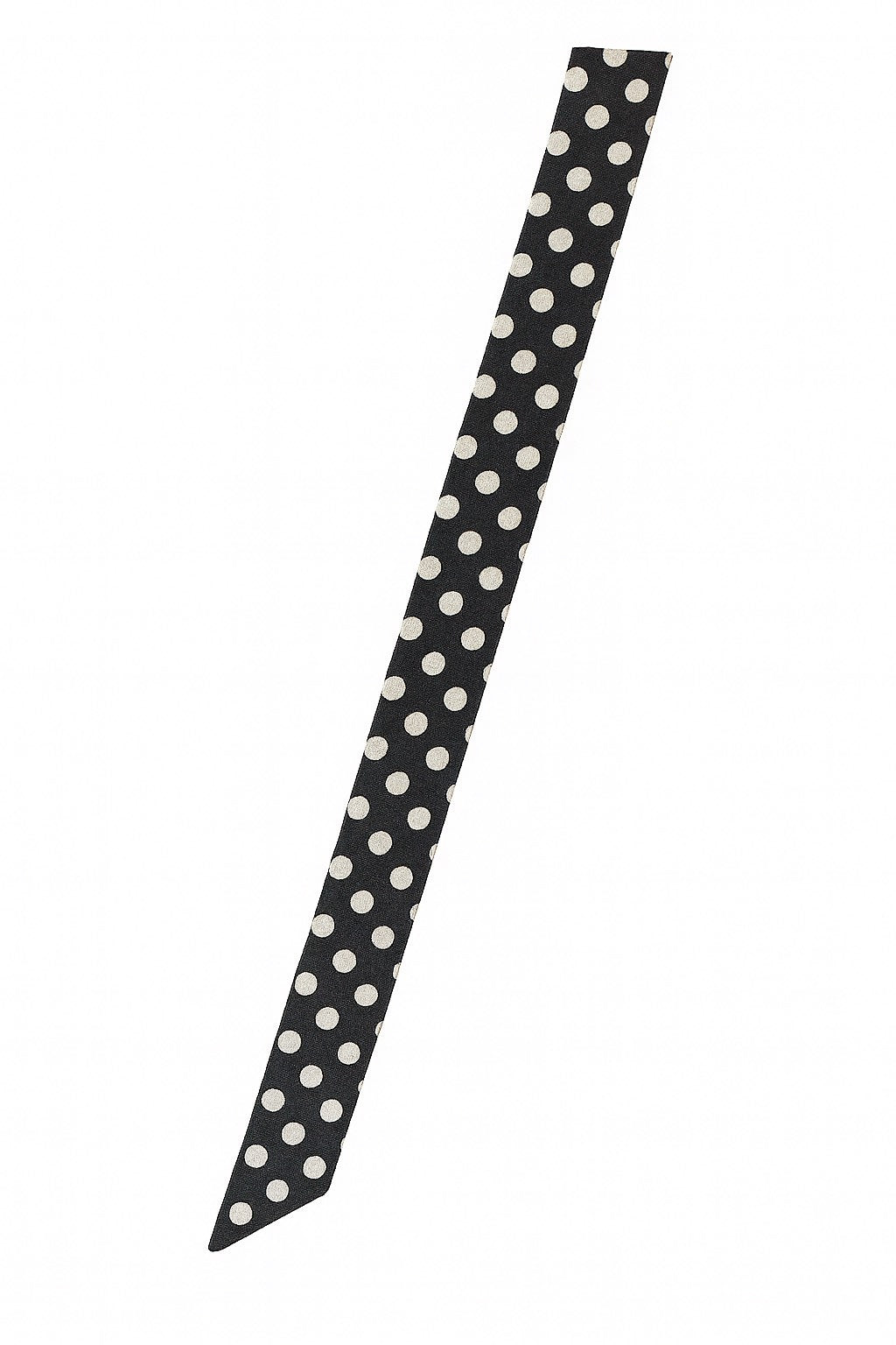 White Polka Dot Hat Scarf