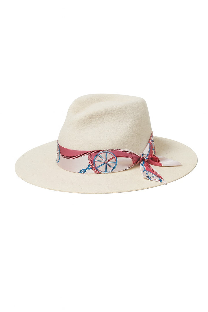 Nautical Pink Hat Scarf